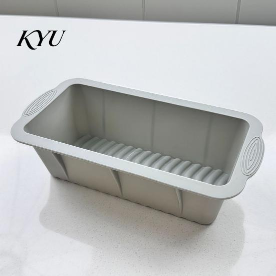 Microwave Safe Baking Pan Rectangular Silicone Toast Pan, Non-stick Multifunctional Mold, Heat Resistant Flexible Bakeware Food Grade Loaf for