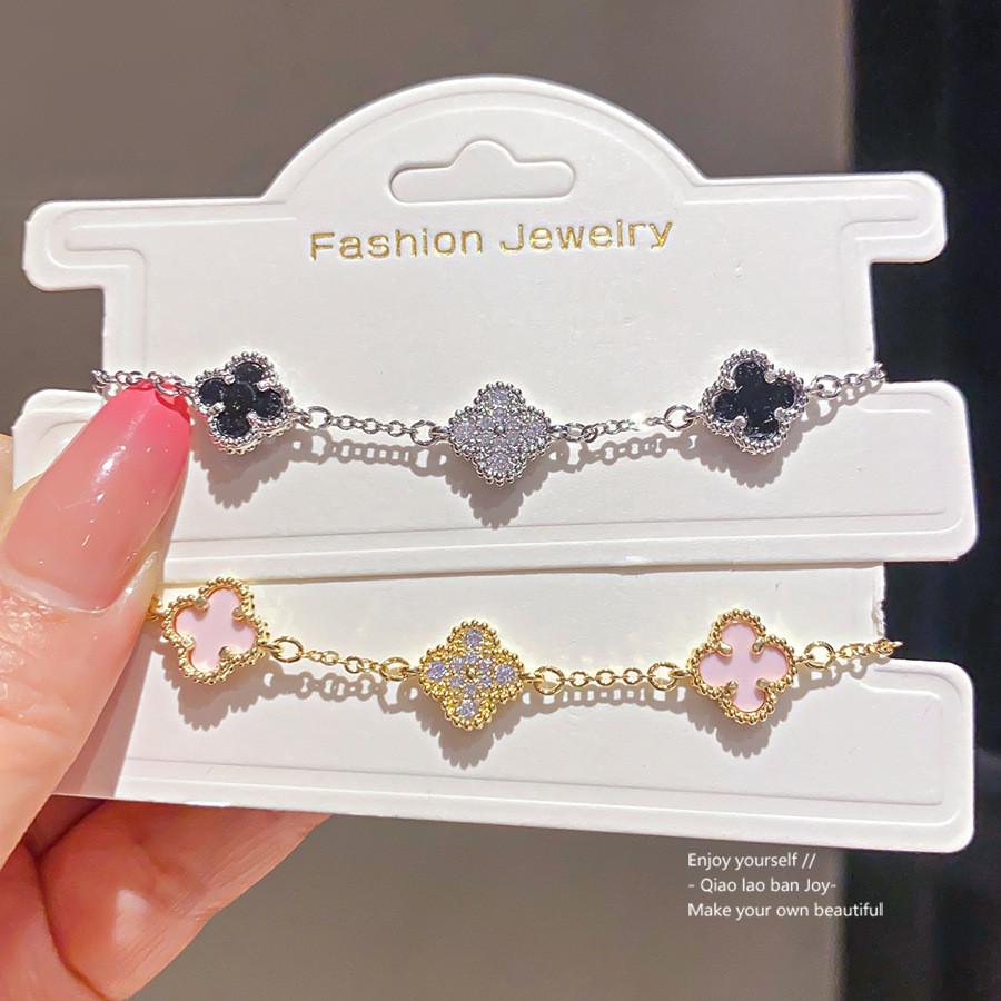 Zircon Flower Hand Chain Highend Design Stylish Accessory For Women