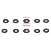 100x Fuel Injector Rebuild Seal O-ring Kit Rubber 7.52*3.53*14.58mm For Ford BMW
