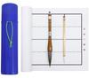 Kobaido Calligraphy 7 Gakuyu Lined Writing and Storage Tube for 3 Sheets of Hanshi Paper Set No. Brush, Pad,