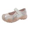 Thick-soled Velcro Sports Mary Jane Little White Shoes Women's Ugly Cute Big Head Shoes Casual Dad Shoes Summer Shallow Mouth Single Shoes