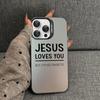 Faith Christian Religious Jesus Phone Case For iPhone 16 15 14 13 12 11 Pro Max X XR XSMAX 8 7 Plus Matte Shockproof Back Cover