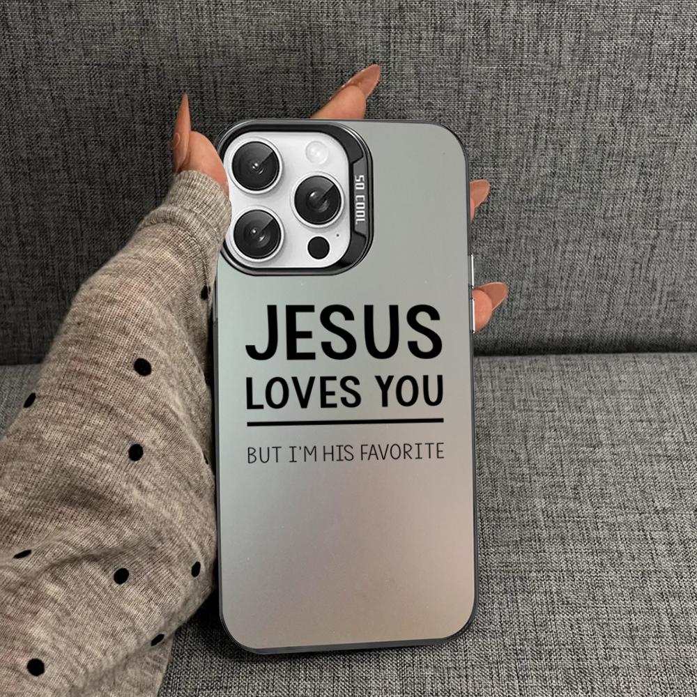Faith Christian Religious Jesus Phone Case For iPhone 16 15 14 13 12 11 Pro Max X XR XSMAX 8 7 Plus Matte Shockproof Back Cover