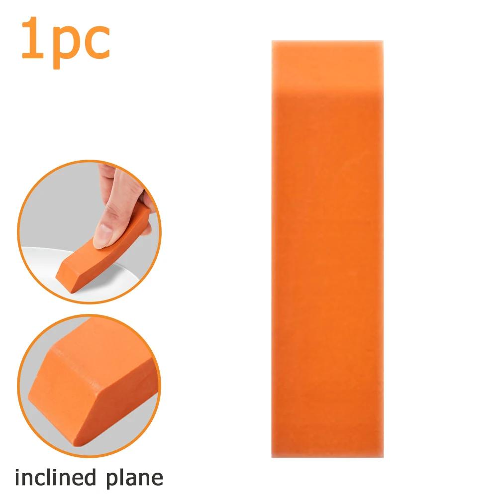 

10pcs Easy Limescale Eraser Bathroom Glass Rust Remover Rubber Eraser Household Kitchen Cleaning Tools for Pot Scale Rust Brush оранжевый