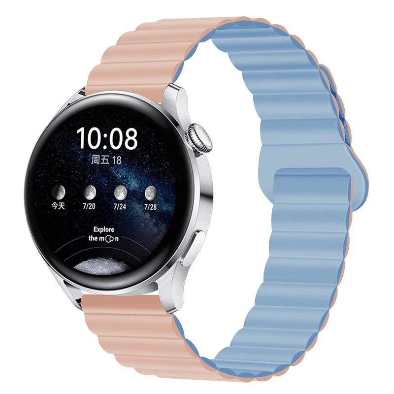 Silicone Strap For Samsung Galaxy watch 6 4 Classic 5 pro 3 Magnetic Loop bracelet HUAWEI GT 2 2e Pro 3 4 20mm 22mm Watch band
