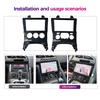 2Din 9inch Car Radio Fascias Installation Dash Frame For Peugeot 3008 5008 2009-2016  Panel DVD Gps Mp5 Android Player Trim