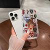 Subculture niche retro heart devil's eye iPhone17promax mobile phone case TPU transparent protective case