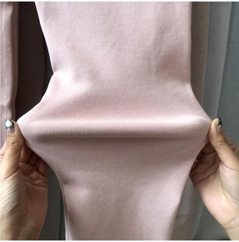 Adjustable Cotton Maternity Support Pants - Thick, Warm, & Lined for All Seasons