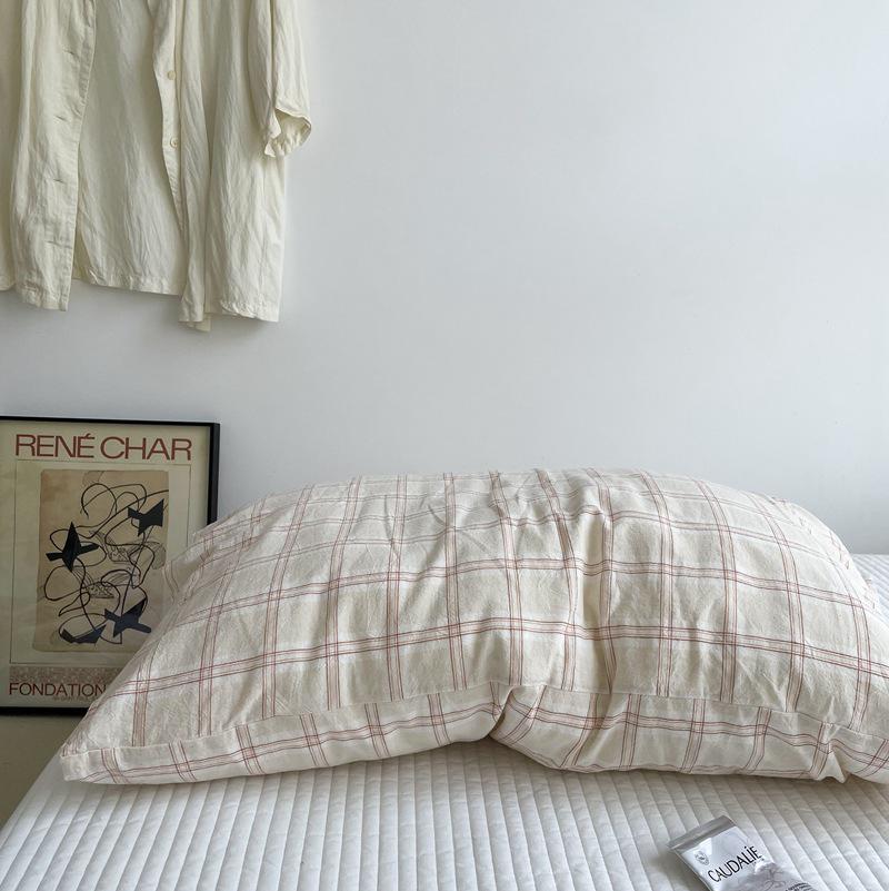 Korean Style 60s Cotton Floral Pillowcase 48x74cm - Single Piece