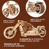 Ugears Motorcycle 70051 Wooden Puzzle Craft Model No Glue or Tools Required Vehicle - - Adult/Male
