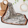 Womens Silk Scarf 65x65cm Floral Print Shawl Fashion Neckwear Office Daily Wear