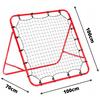 Rebounder soccer trainer portable soccer goal net for children
