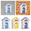 Wood Wall Mounted Mailbox Kindergarten Post Box Sturdy Functional 22x12x32cm Collection Box Decorative Outside Suggestion Box
