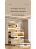 Multi-layer Folding Plastic Storage Cabinet: Shoe, Toy, and Medicine Organizer for Living Room