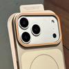 Luxury Matte Metalic Magnetic Case For iPhone 17 Air 16 15 14 13 Pro Max Plus Shockproof Hard For Magsafe Wireless Charge Cover