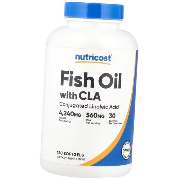 Fish Oil with CLA, Nutricost 120 Softgels (67647002)