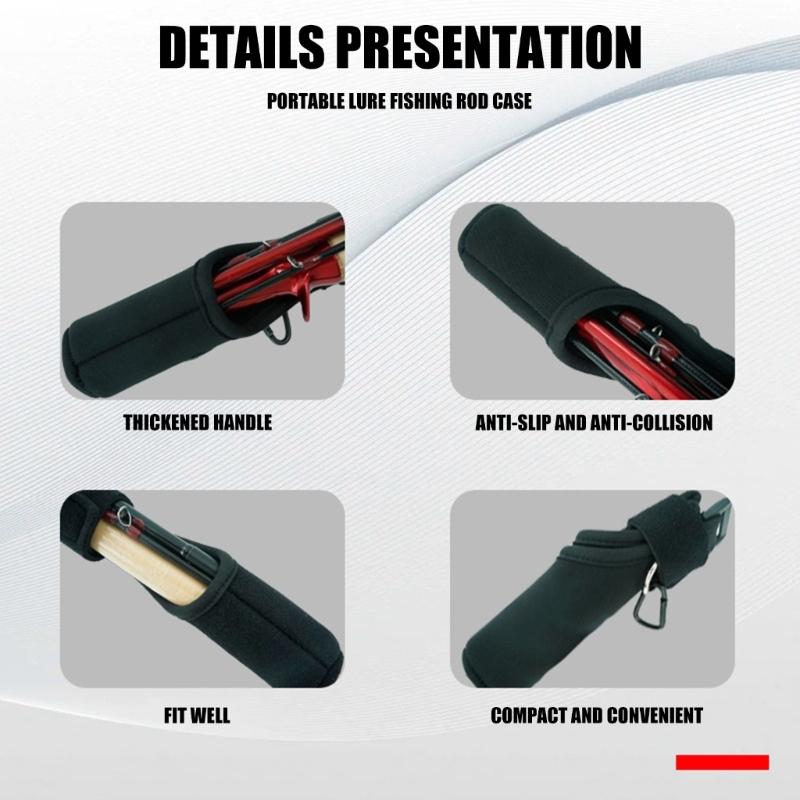 Light Weight Fishing Rod Tie Fishing Rod Belt Protector Storage Bag For Easy Carrying And Organized Storage Enduring