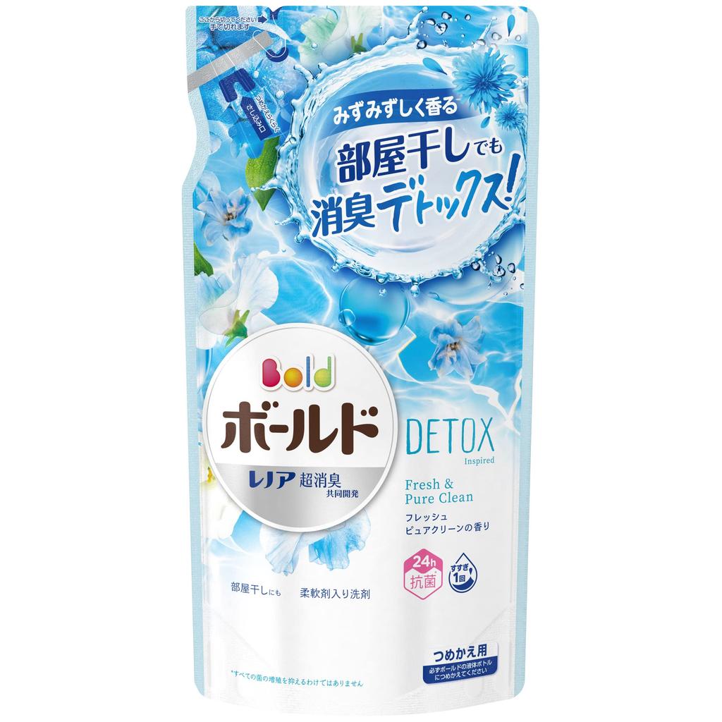 Bold Liquid Laundry Detergent, Fresh Pure Clean, Detoxifies Wash Water, Refill, 600g