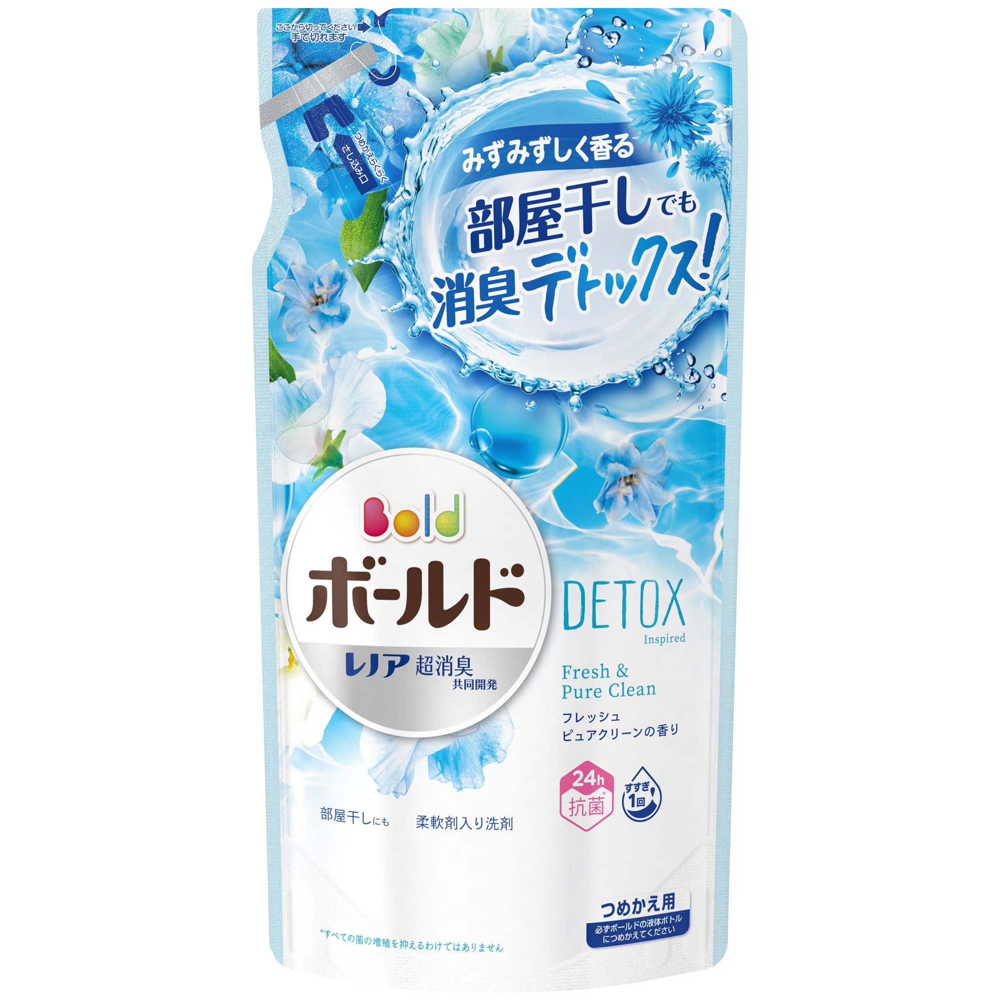 

Bold Liquid Laundry Detergent, Fresh Pure Clean, Detoxifies Wash Water, Refill, 600g