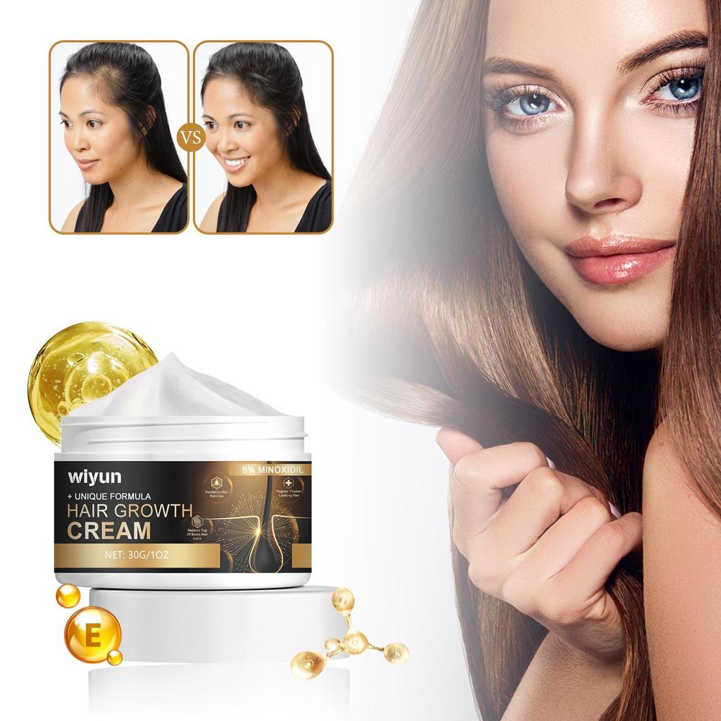 30g Hair Cream Hair Thickening Cream Hair Strengthening Cream Hair Nourishing Scalp Hair Roots Smoothing Frizz Split Ends Hair Cream