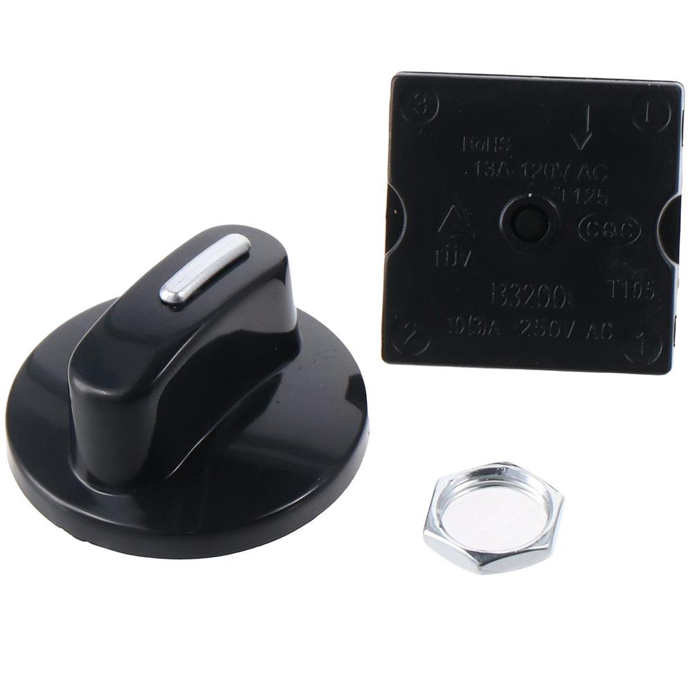 

2 шт., 13A-125V/10A-250V, поворотный переключатель, 4 положения, 3 скорости, высококачественный электрический нагреватель