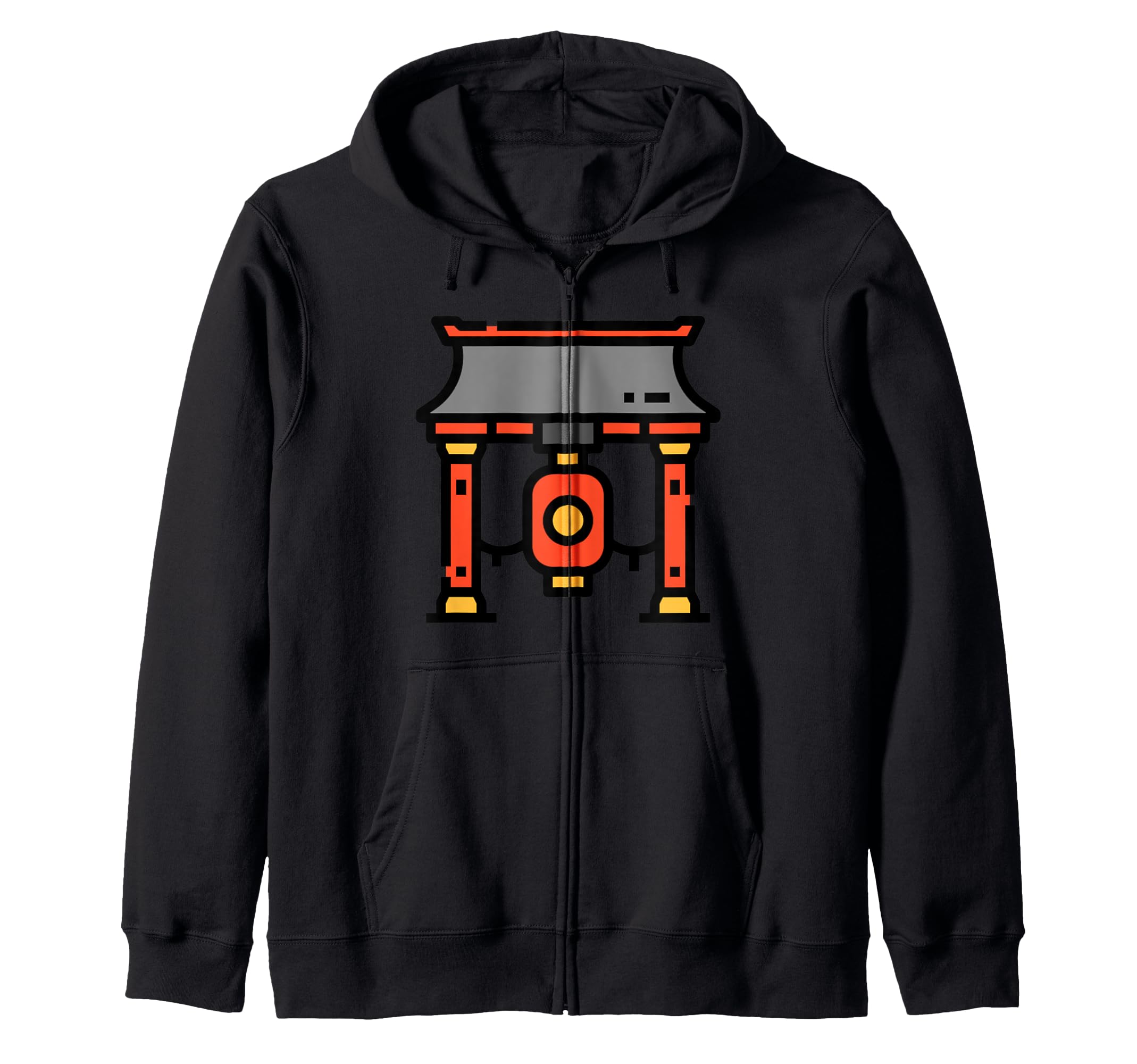 

Tibetan Temple Buddhist Zip Hoodie