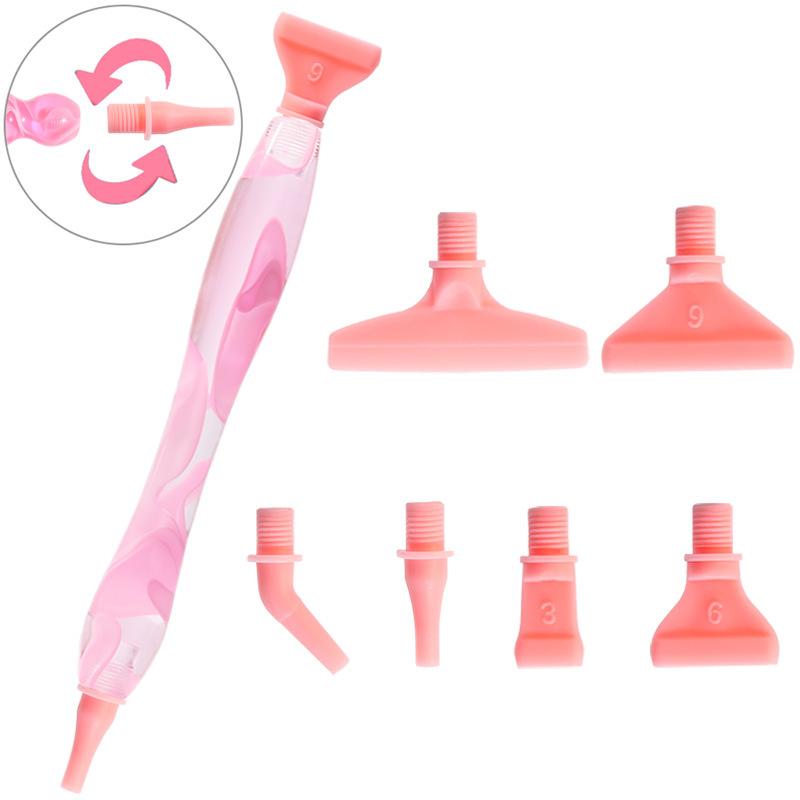 5D Resin Diamond Painting Pen Replacement Pen Heads Point Drill Pens with Clay Suitable for DIY Art Crafts Diamond Painting