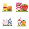 Strawberry Bear Building Block Pen Holder Abs Plastic Toy For 3c Configuration 14+