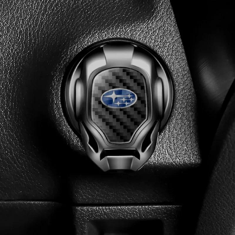 Car Start Stop Button Sticker Cover Engine Ignition Switch Badge for Subaru XV WRC WRX BRZ FORESTER IMPREZA LEGACY STI TRIBECA siu2