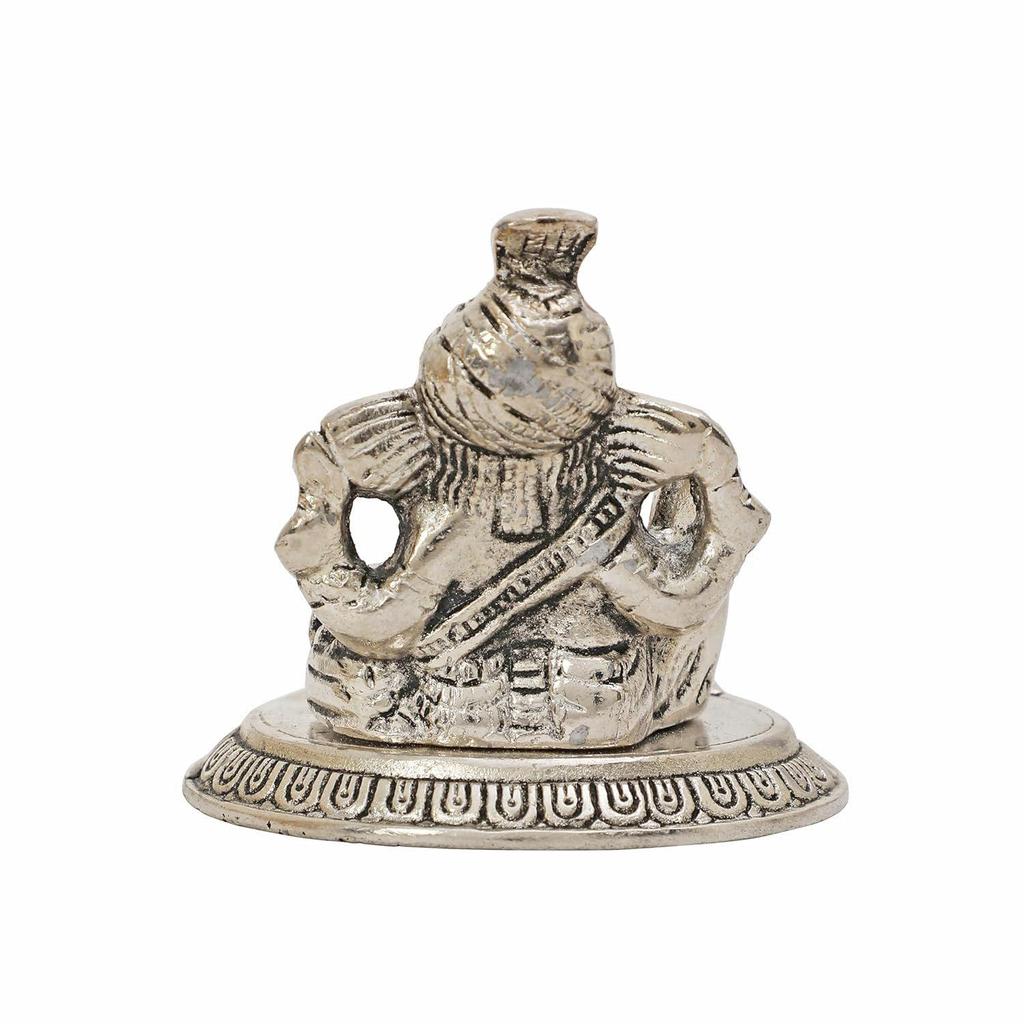 Pagdi Ganesh Idol Showpiece | 'Congratulations' Tag with Velvet Box & Carry Bag | Ideal