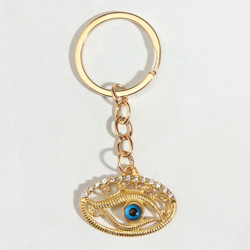 Punk Enamel Hollow Eye Eyeball Key Chains For Women Men Accessorie Car Keys DIY Handmade Jewelry Gifts Bag Charm