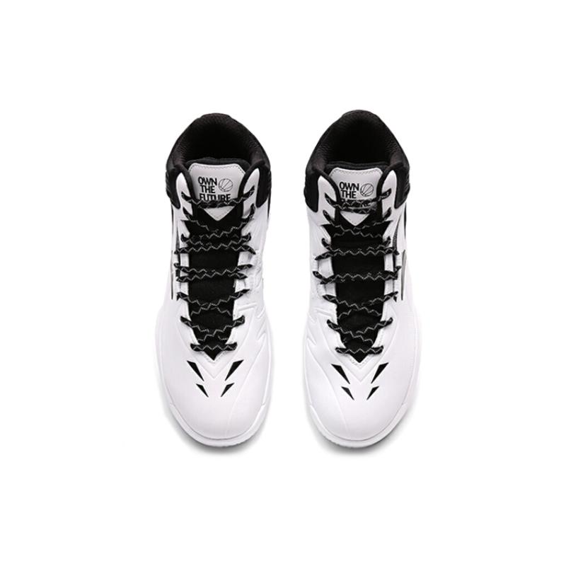 ANTA Basketball Collection Basketball Shoes Men's High top White/Black Sneakers 91631101-1