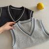 Boys Cotton Knit Vest Spring Autumn Preppy