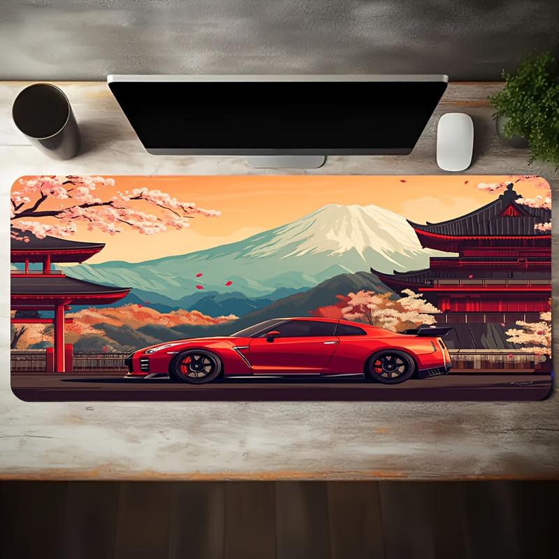Smooth Gaming Mouse Pad Comfort Desk Mat Comfort Cloth Surface Anti Slip Rubber Base for Office Desk PC Laptop Keyboard Perfect 400x800x2mm