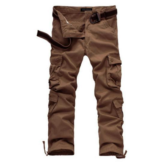 Men's Loose-Fit Multi-Pocket Work & Skateboard Pants - Wear-Resistant, Plus Size Casual Trousers