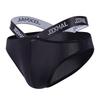 Jockstraps Ultra Thin Ice Silk Breathable Solid Color Fabric Letter Print Cross Design Elastic Band Sexy Men's Thong Underwear