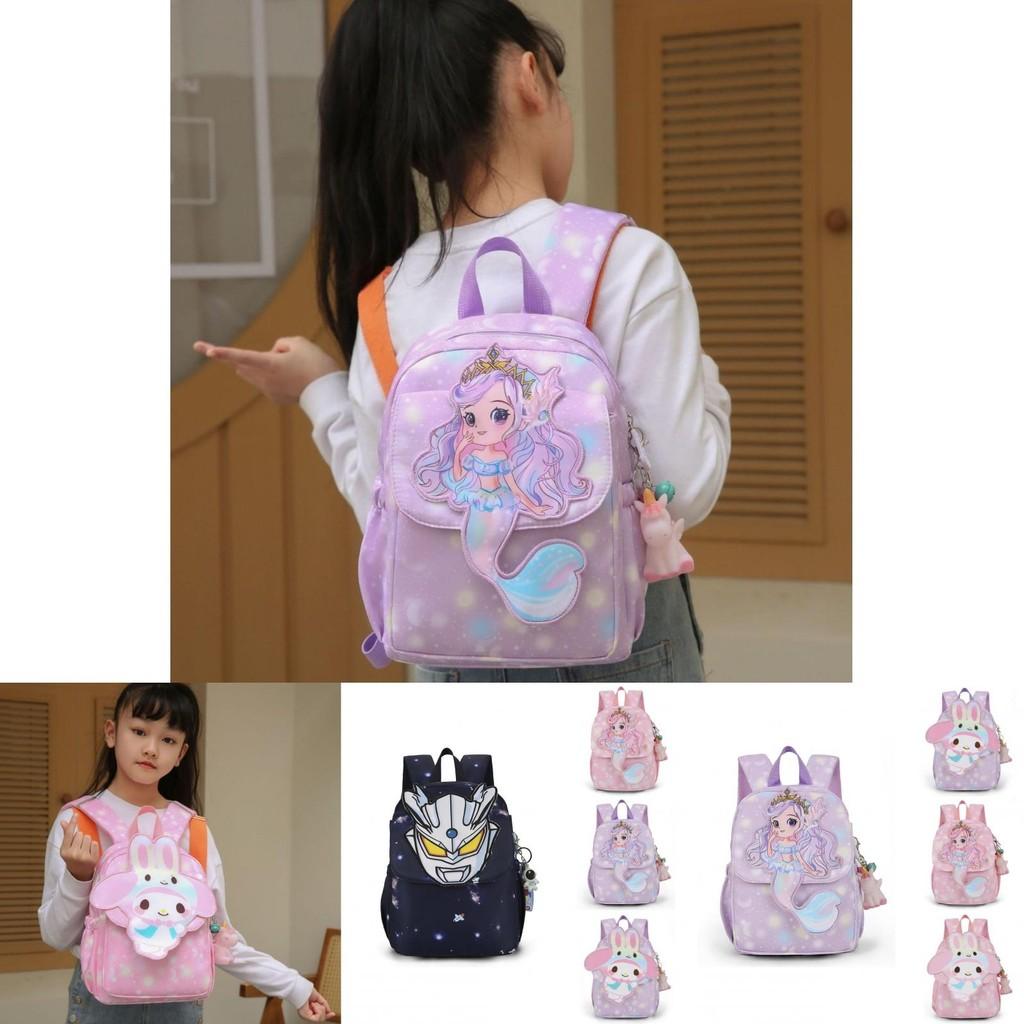Adorable Princess Cartoon Backpack For Girls In Pink And Purple Ideal For Ages 3 To 6