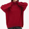 Women's  Winter Sweat  Oversized Turtleneck Sweater ,  Cozy Casual To Formal Formal Wear, White Sweater  Relaxed Fit for Lay