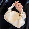 Premium Sense Super Fire Niche Bag Women's 2025 New Summer Versatile Messenger Bag Fashionable Portable Pleated Small Bag