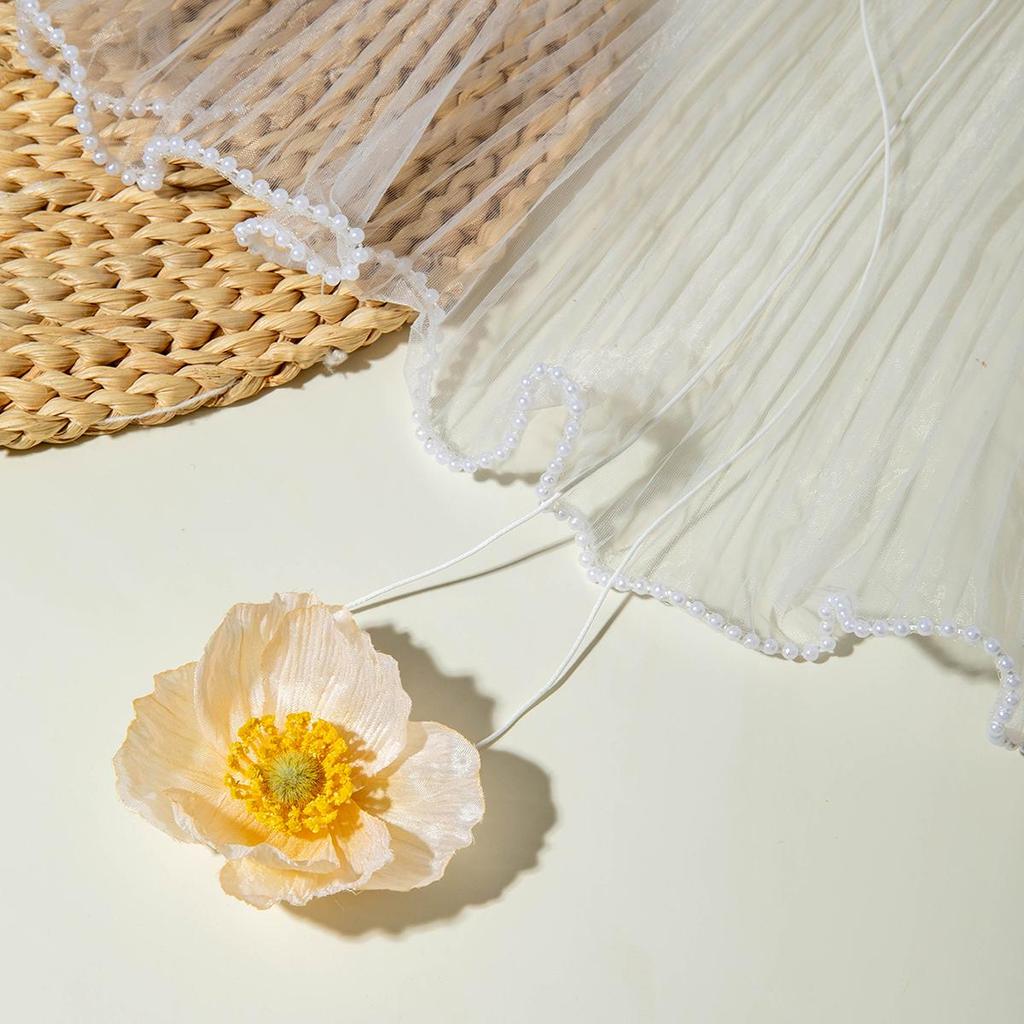 New Spring/Summer Collection, Fresh and Cute, Multi Color Fabric, Plum Blossom Pendant Necklace, Women's Jewelry Suitable for Beach Vacation Parties