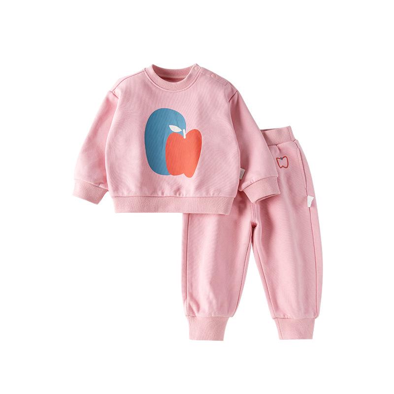 Kleinkind Herbst Sweatshirt & Sweatpants Set für Jungen und Mädchen