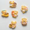 Cute Cartoon Bear Resin Ornaments: DIY Dessert, Hair Clips & Crocs Charms