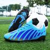 Youth Low-Top Long Spikes Leather Football Shoes