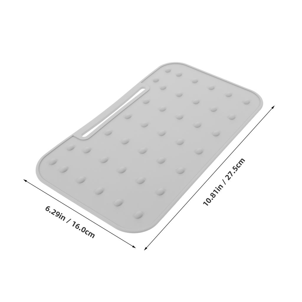 Silikon hitzebeständige Bügelmatte Tragbares Bügeleisenablagekissen Aufhängeloch Rutschfeste Isolierdecke Bügeleisen Hitzeisolierplatte