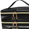 Double Layer Toiletry Bag Bathroom Cosmetic Organizer Large Capacity Carrying Case Portable for