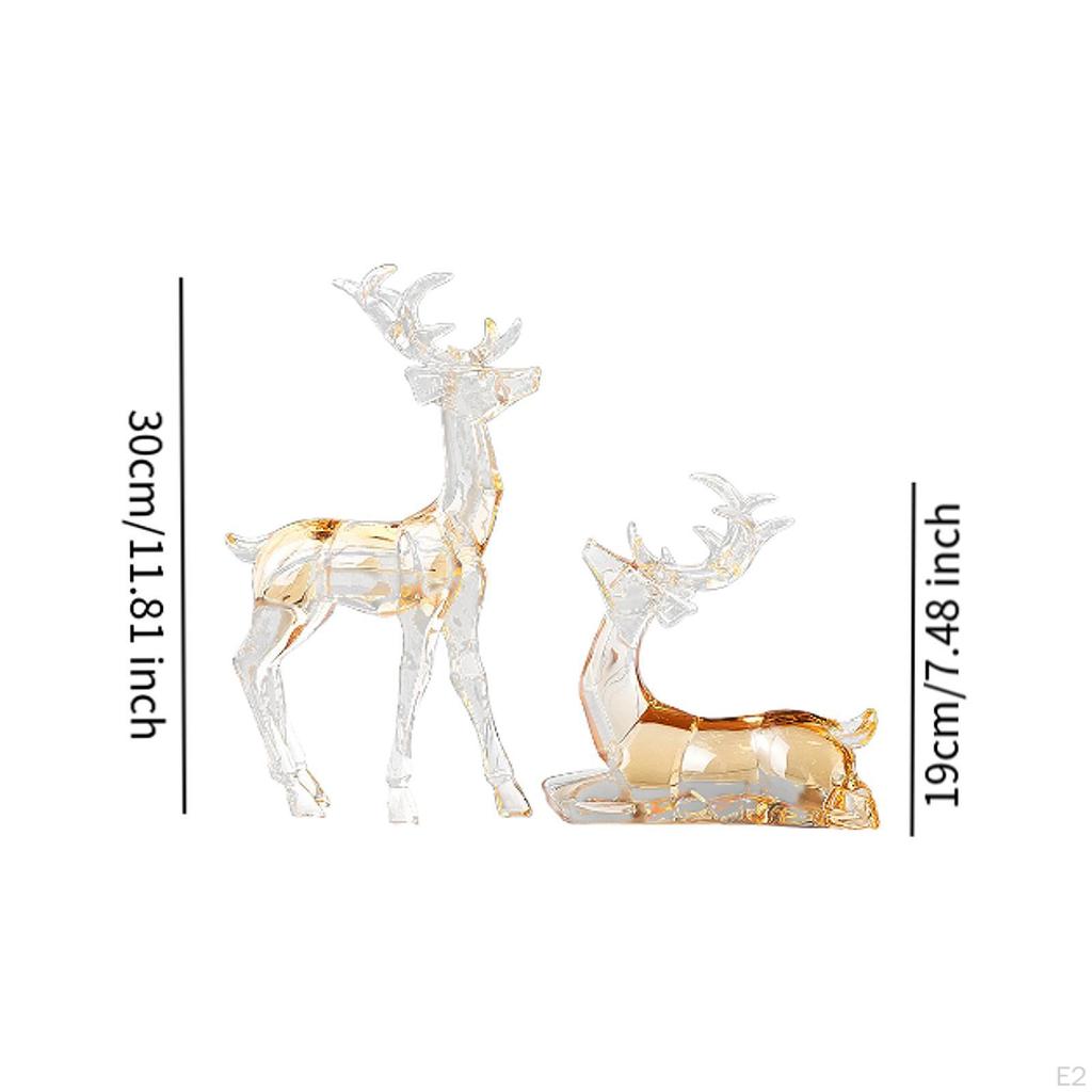 Acryl-Tierfigur Hirsch-Ornament für die Tischanzeige im Büro