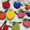 Wallet Fruit Shaped Keychain Door Lock No Card Earphones Anti Loss and Anti Drop Fashion Keychain Pendant Accessories Gifts