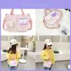 Kids Cartoon Shoulder Bag With Polyester Lining For Girls Daily Use