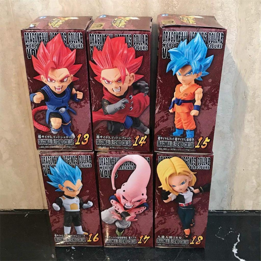 BANPRESTO Dragon Ball Legends Collab World Collectible Figures Vol. 3 Complete Set of 6 (Dragon Ball)