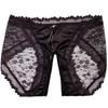Light Luxury Satin Lace Open Crotch Seamless Jacquard Panties - Sexy, Comfortable, Breathable, Skin-Friendly, Plus Size Triangle Design.